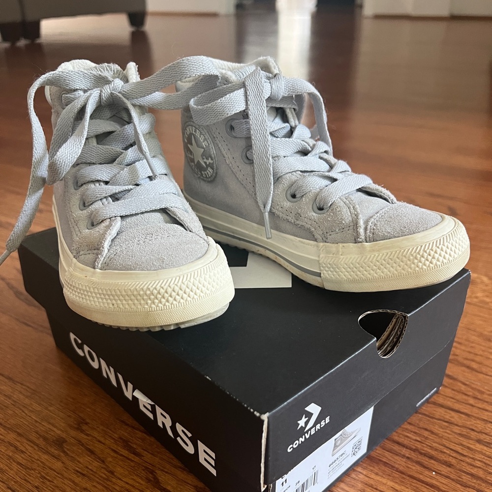 Converse Kids High-Top Sneakers - Gray